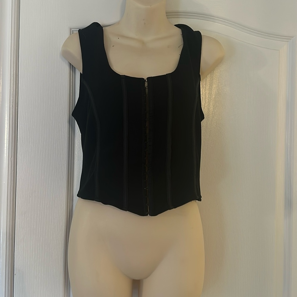 black corset top